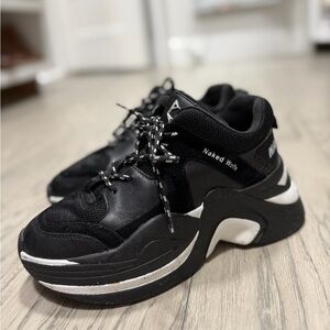Naked Wolfe Black Sneakers
